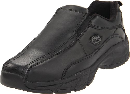 Dickies Men's Athletic Slip-On Work Shoe,Black,10.5 M US