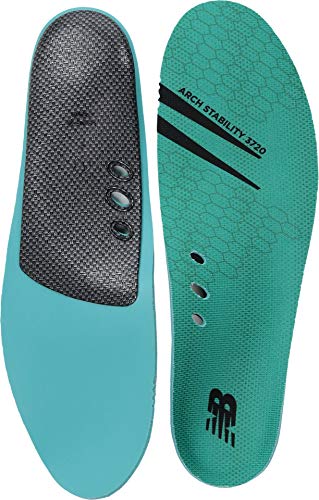 New Balance Insoles 3720 Arch Stability Insole Shoe, Teal,...