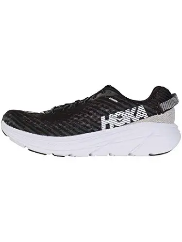 HOKA ONE ONE Rincon Men's 6 Running Shoes, Black/White, 9.5...
