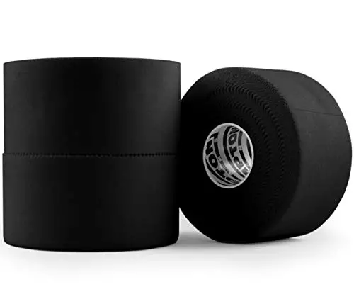 (3 Pack) Black Athletic Tape - 45ft Per Roll - No Sticky...