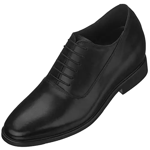 CALTO Men's Invisible Height Increasing Elevator Shoes -...