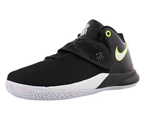 Nike boys Kyrie Flytrap Iii Shoes, Black/White-volt, 3.5...