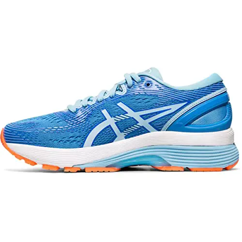 ASICS Women's Gel-Nimbus 21 Running Shoes, 5M, Blue...