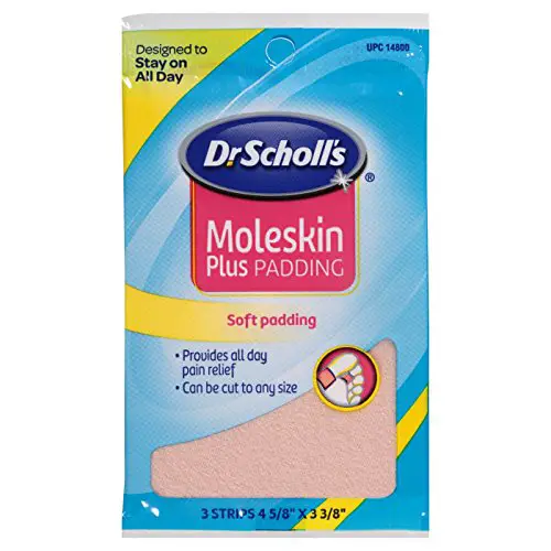 Dr. Scholl's Moleskin Plus 4 5/8-Inch X 3 3/8 Inch Padding,...