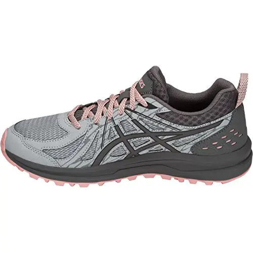 ASICS Women's Frequent Trail, Mid Grey/Carbon, 5 B