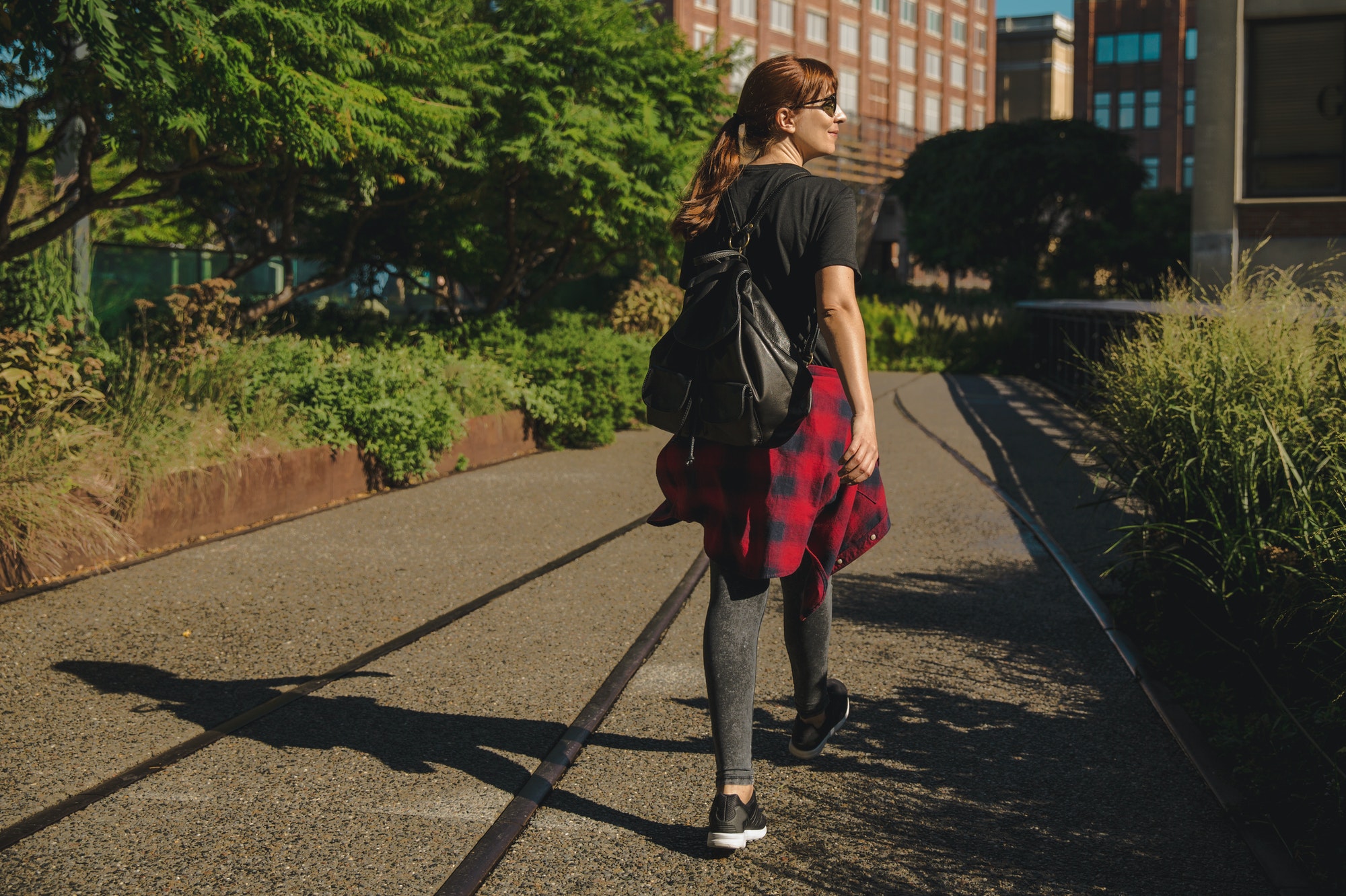 NYC girl, on the HighLine Park