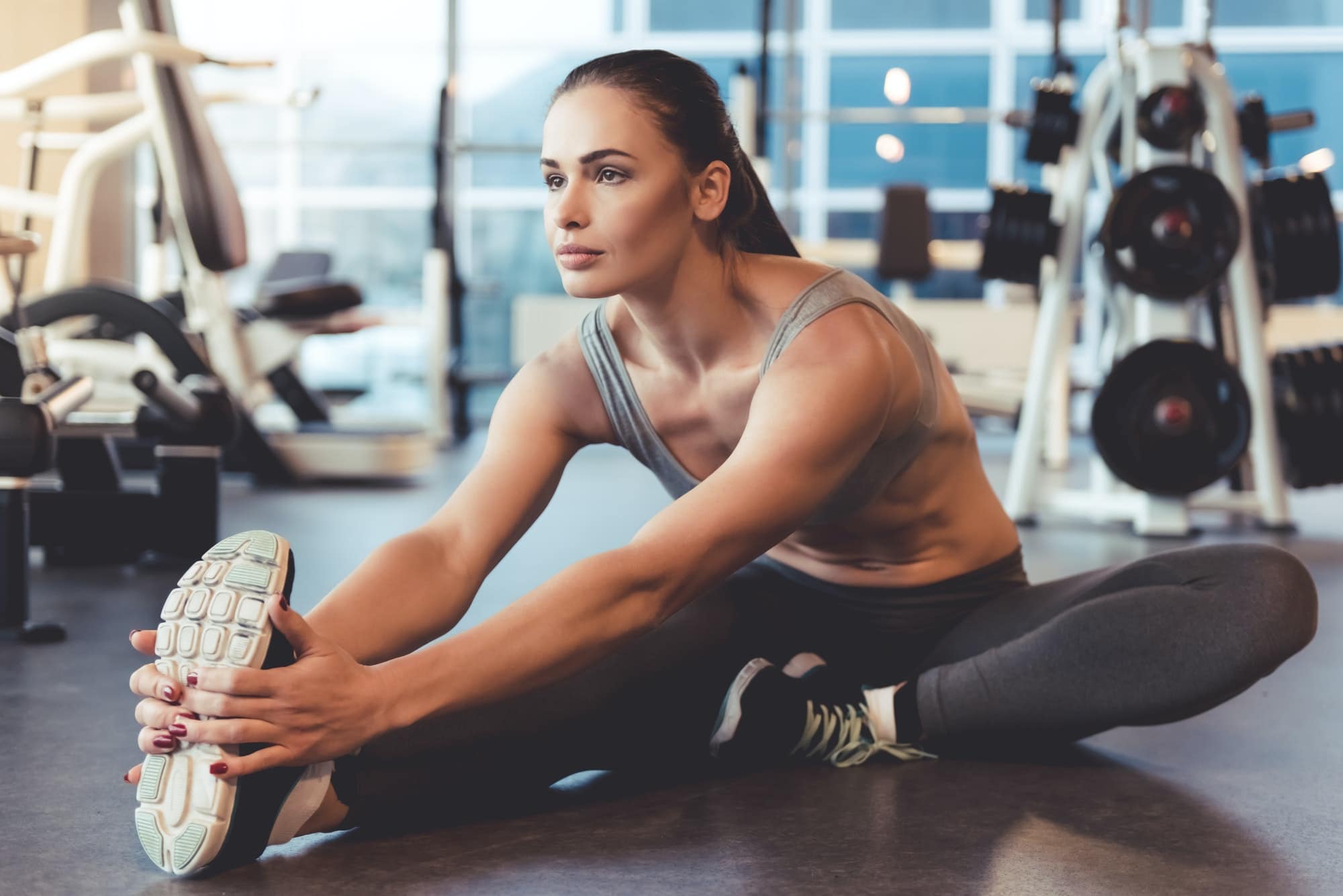 Woman at the gym