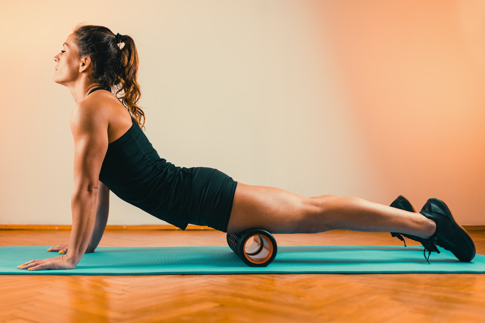 Foam Roller Quadriceps Massage