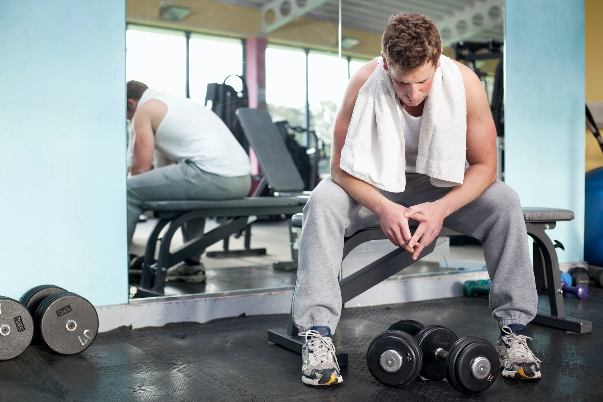 Man in gym