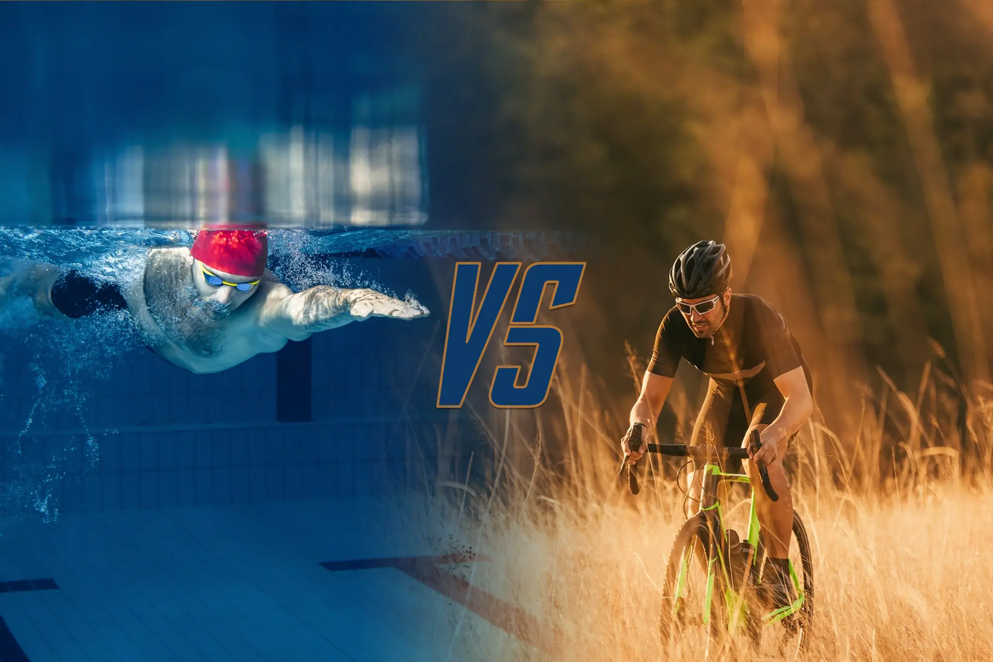 swimming vs cycling